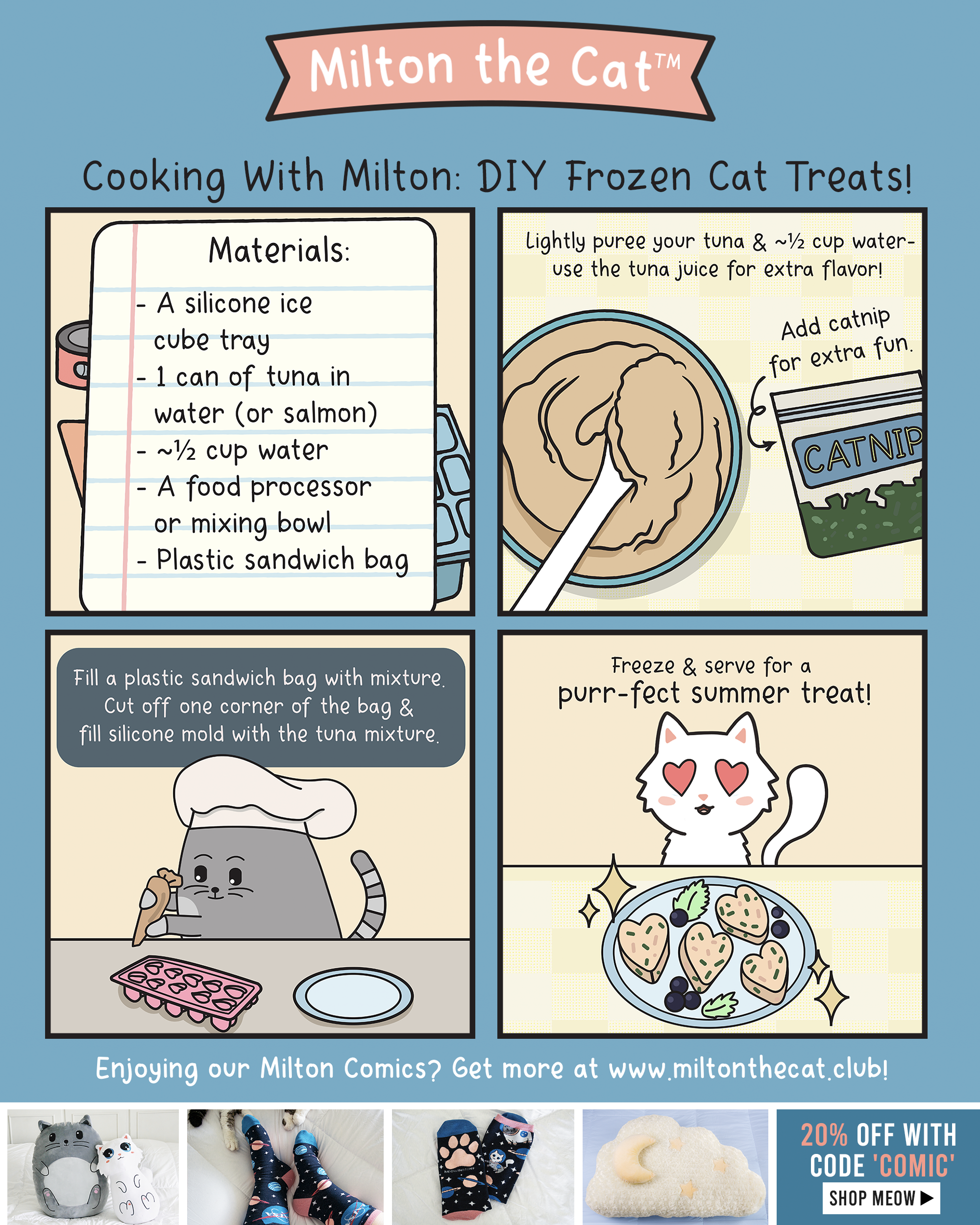 Homemade frozen cat treats deals