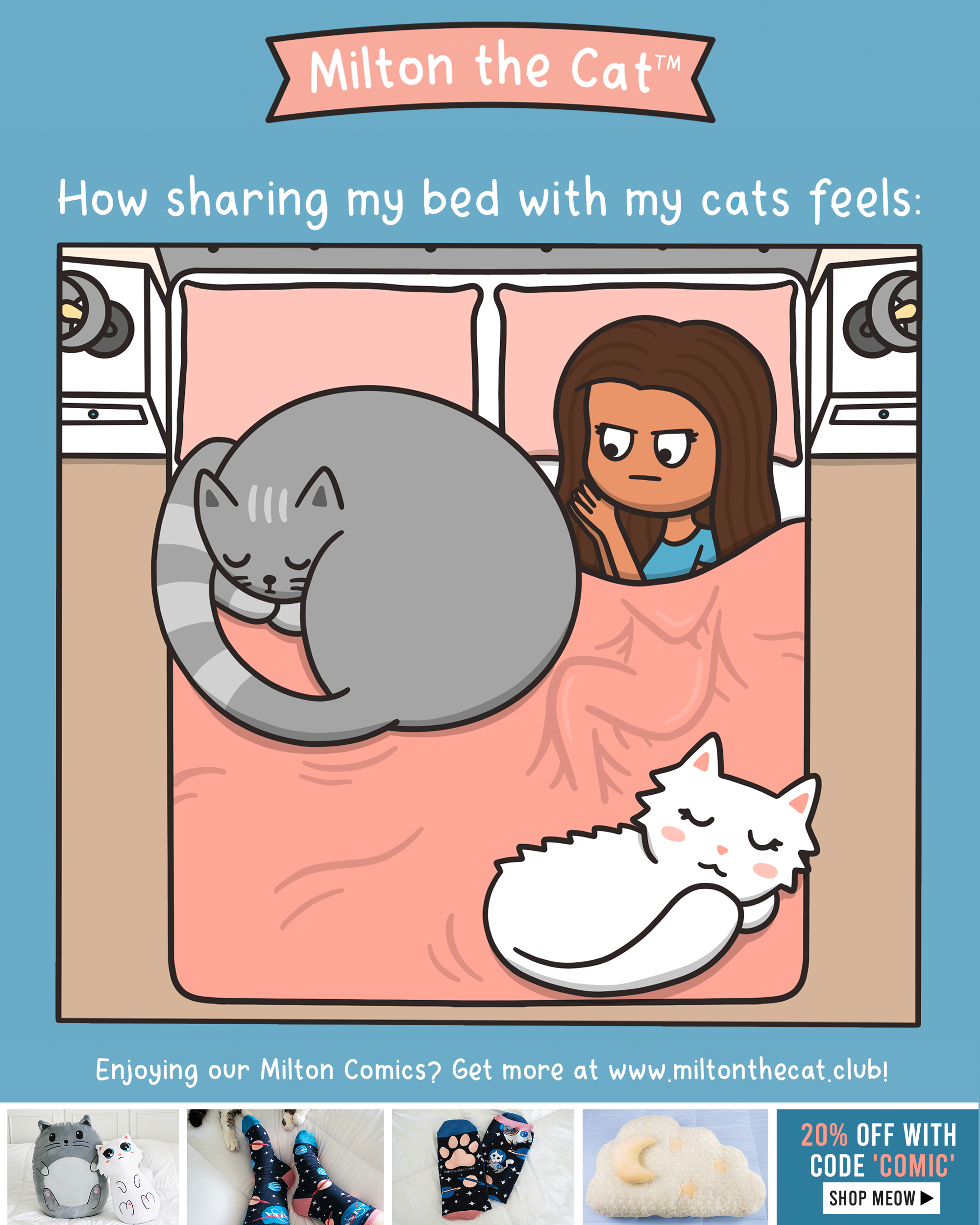 Sharing bed with cat best sale