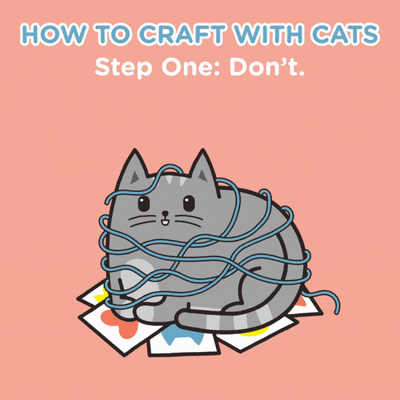 Crafting With Cats: A Quick Tutorial