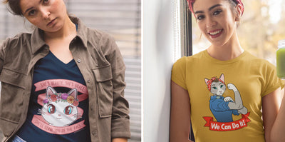 Express Yourself: 10 PURRfect Cat Shirts for International Women's Day!