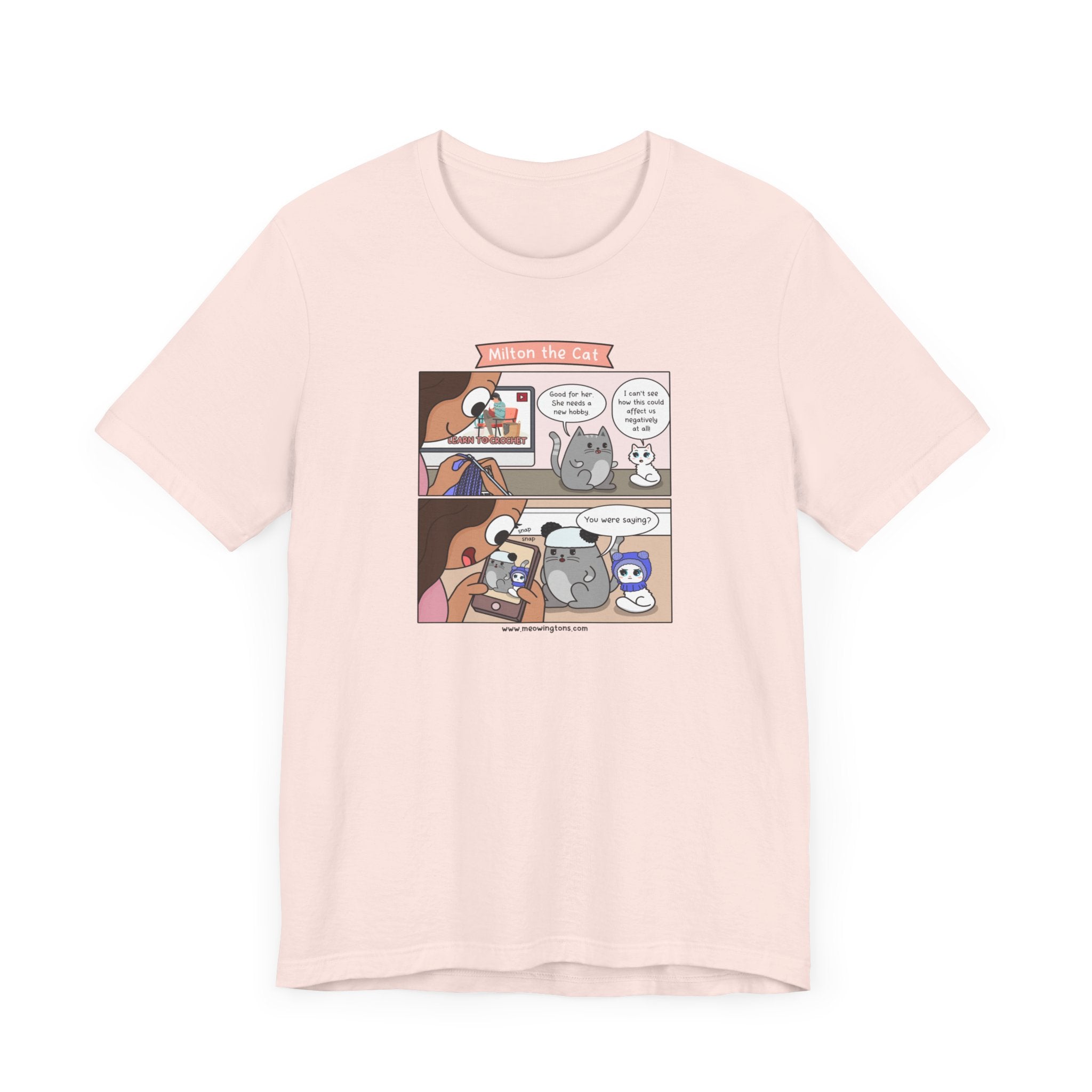 Cartoon Kitty Cat Choir Shirt main image 1