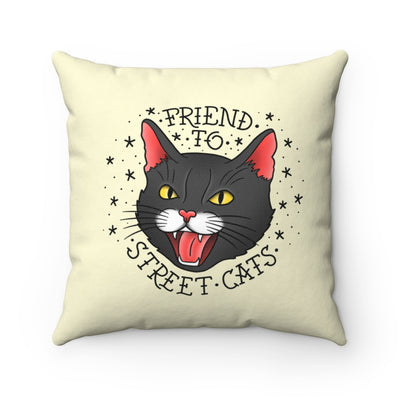 Street Cats Toss Pillow Cover