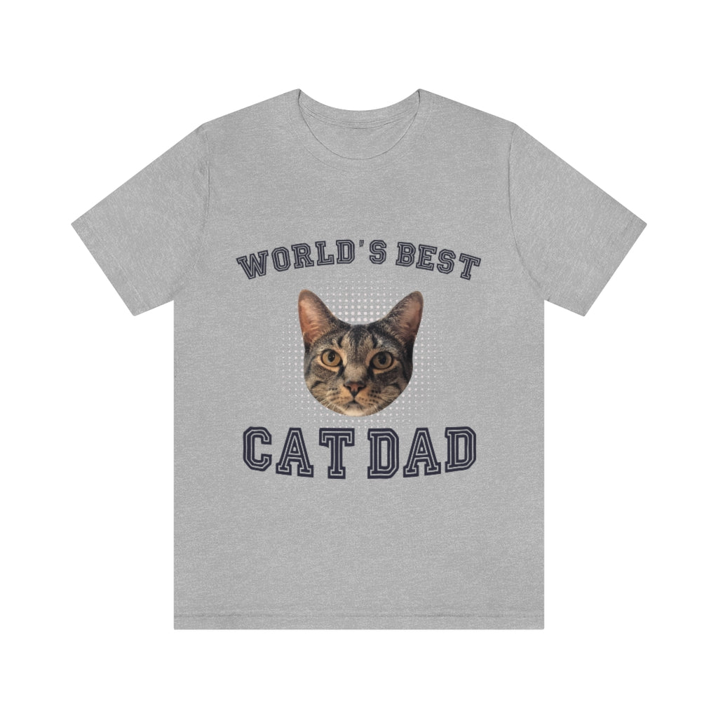 Customizable World's Best Cat Dad T-Shirt – Meowingtons