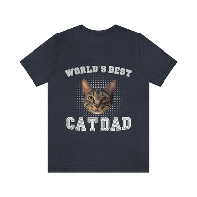 Customizable World's Best Cat Dad T-Shirt