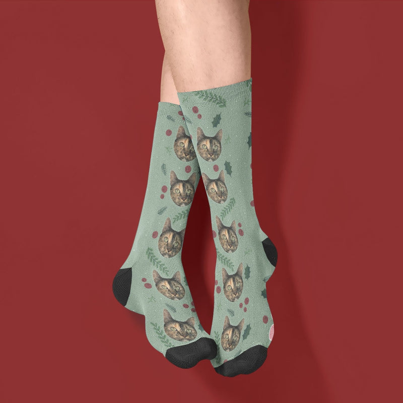 Custom Print Your Cat Socks