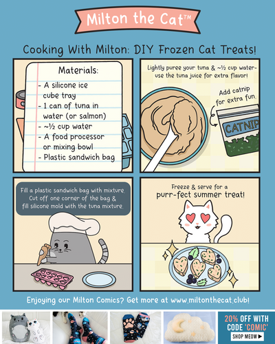 Cooking With Milton: DIY Frozen Cat Treats