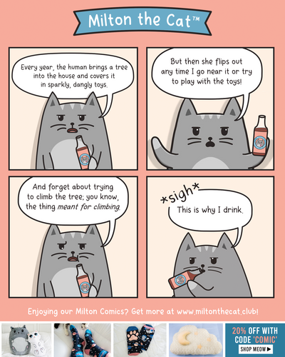Cats vs Christmas Trees