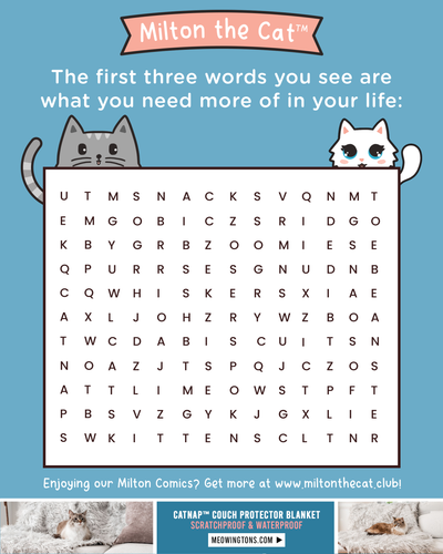 Word Search: What Do You Need More Of?