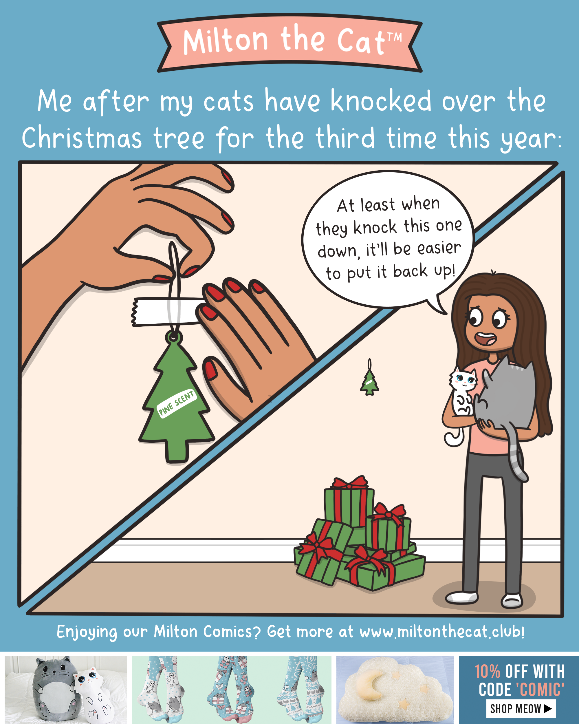 Decorating Christmas Trees (With Cats) Meowingtons