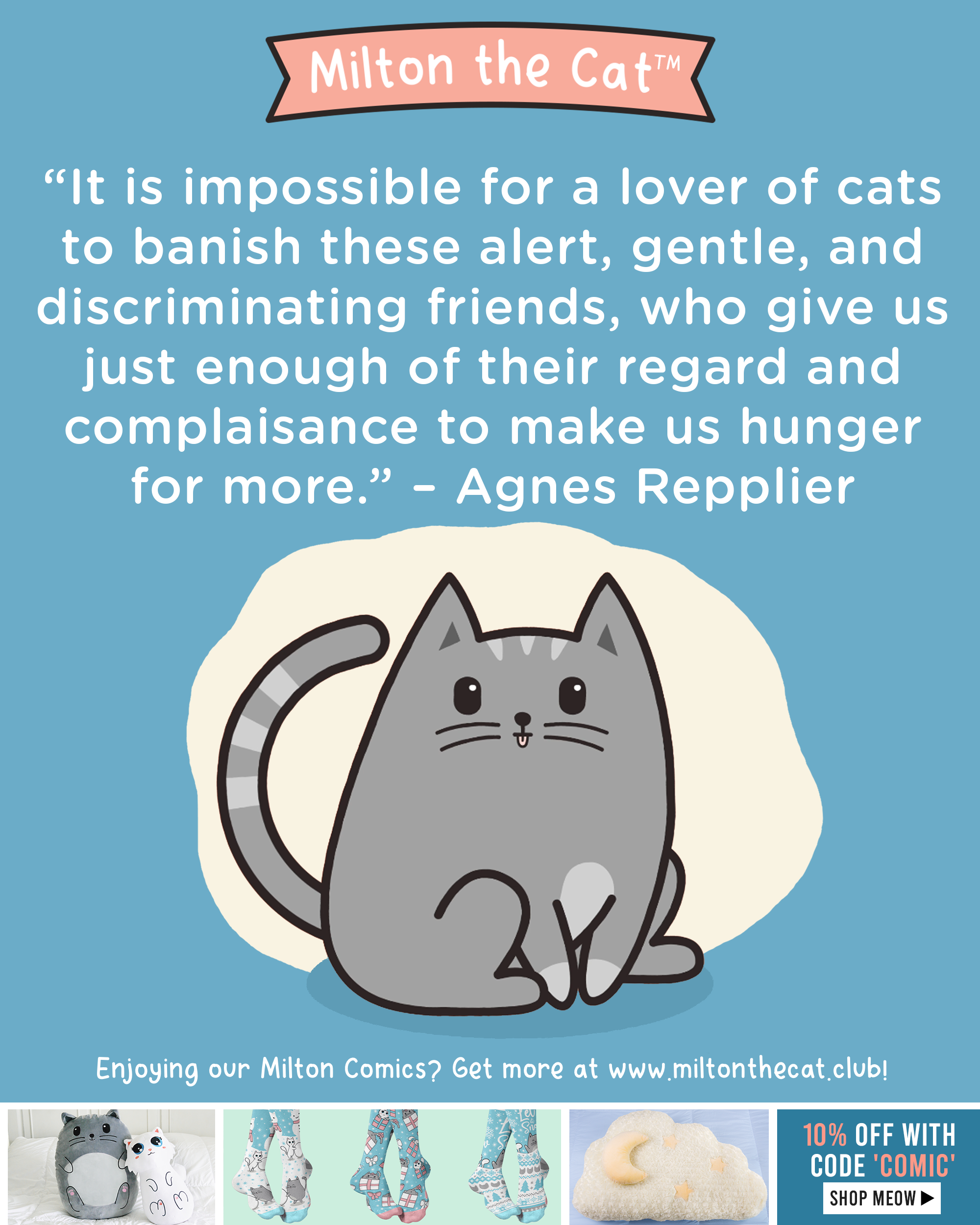 Wednesday Wisdom Agnes Repplier Meowingtons