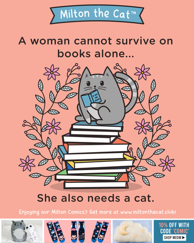 A Woman Cannot Survive On Books Alone...
