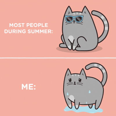 Steps One (1) Foot Outside: SWEATY ALREADY