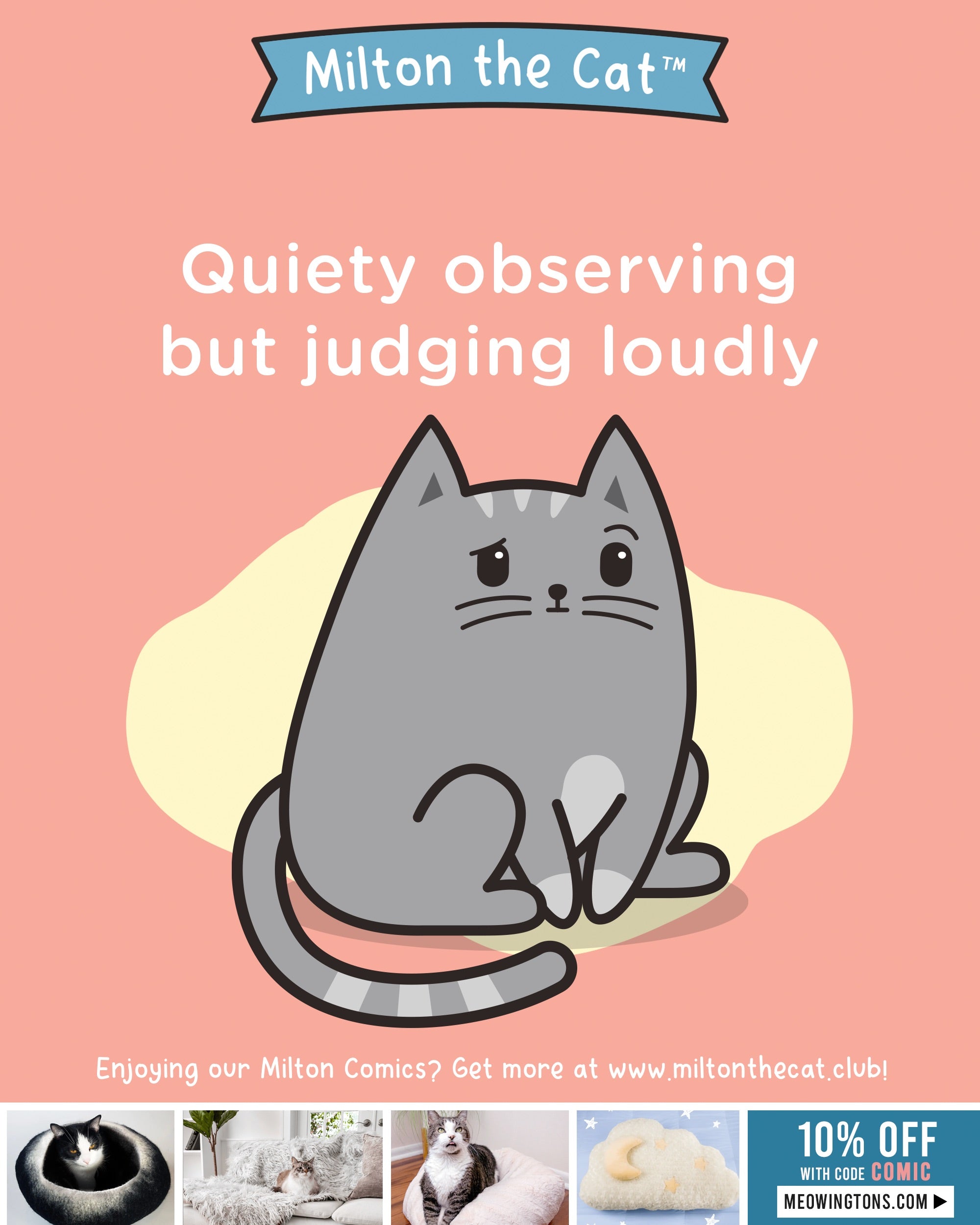Wednesday Wisdom: Definitely Judging – Meowingtons