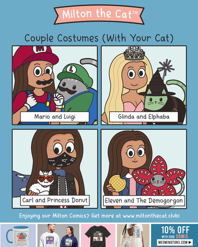 *Put costumes on cat at own risk.