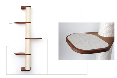 Wall Mounted Cat Scratching Post - Sisal