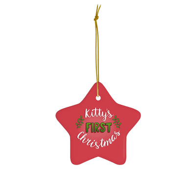Kitty's First Christmas Ornament