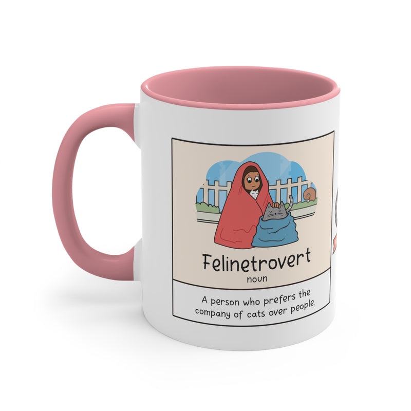 Felinetrovert Comic Coffee Mug