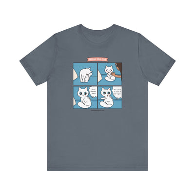 Cat Grooming Comic T-Shirt