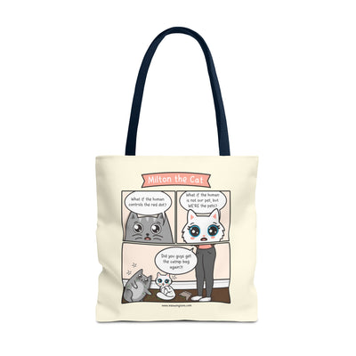 Catnip Trip Comic Tote Bag