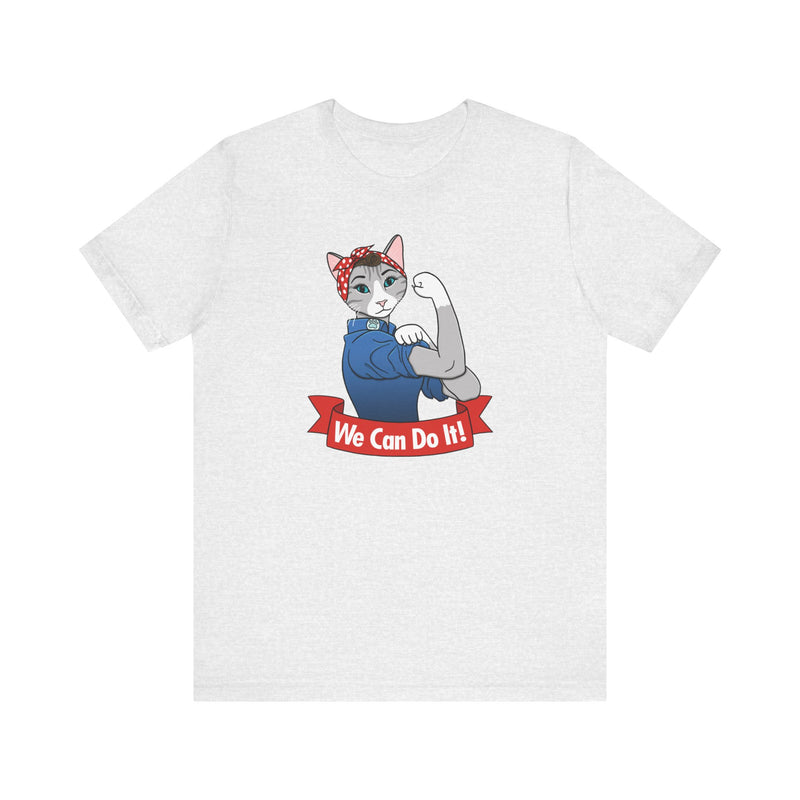 Rosie the Riveter Cat T-Shirt