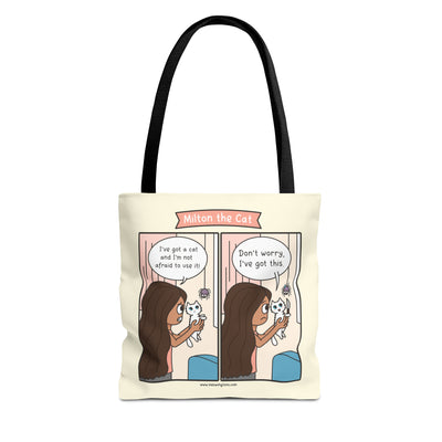 ExPURRminator Comic Tote Bag