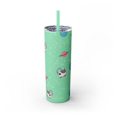 Space Cats Glitter Tumbler, 20oz