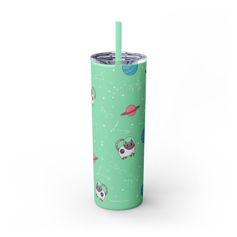 Space Cats Glitter Tumbler, 20oz