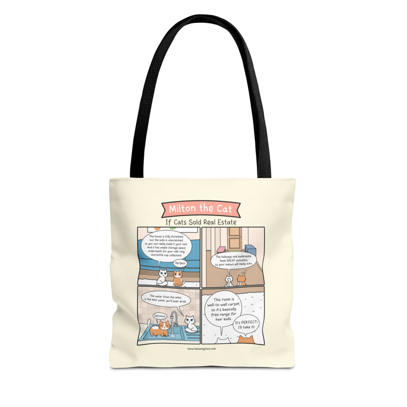 If Cats Sold Real Estate Comic Tote Bag