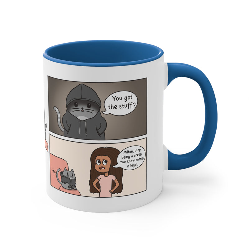 Catnip Deal Comic Coffee Mug