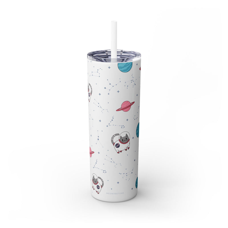 Space Cats Glitter Tumbler, 20oz
