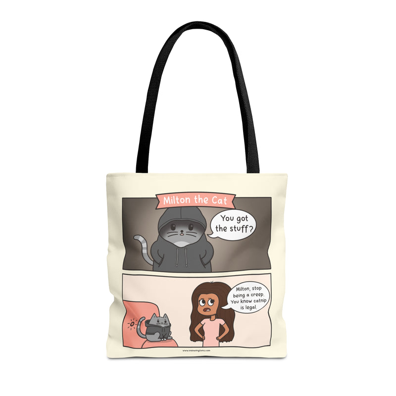 Catnip Deal Comic Tote Bag