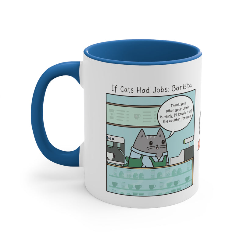 Barista Cat Coffee Mug
