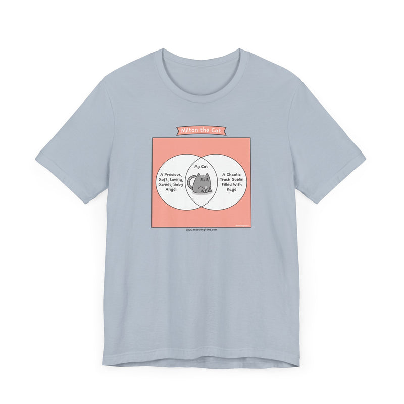 Cat Venn Diagram Comic T-Shirt