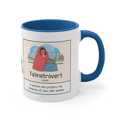 Felinetrovert Comic Coffee Mug