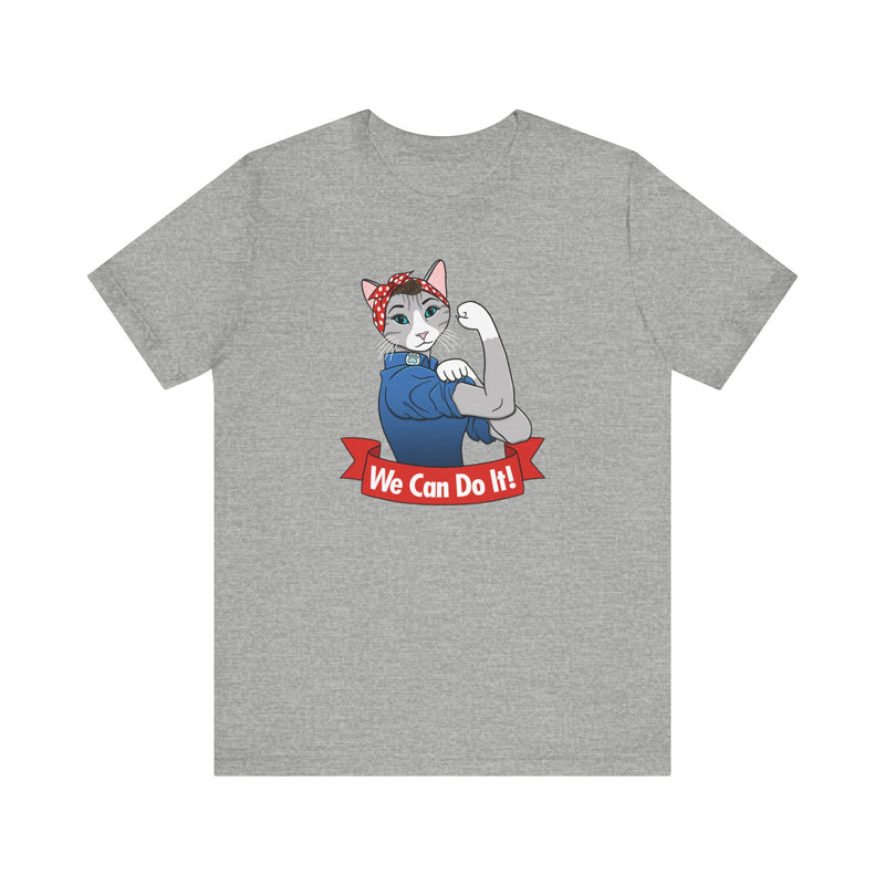 Rosie the Riveter Cat T-Shirt