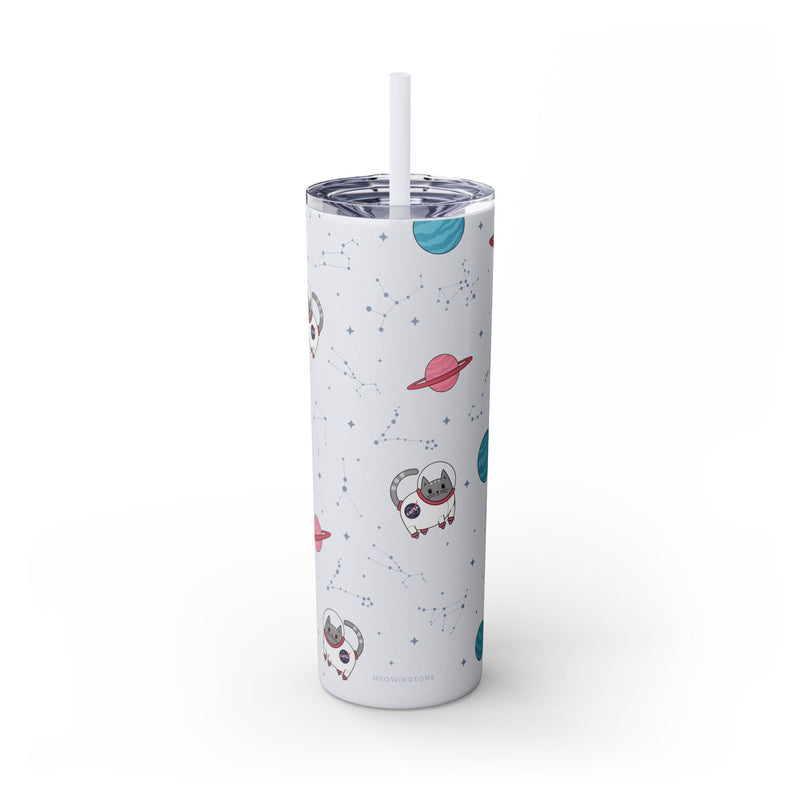 Space Cats Glitter Tumbler, 20oz