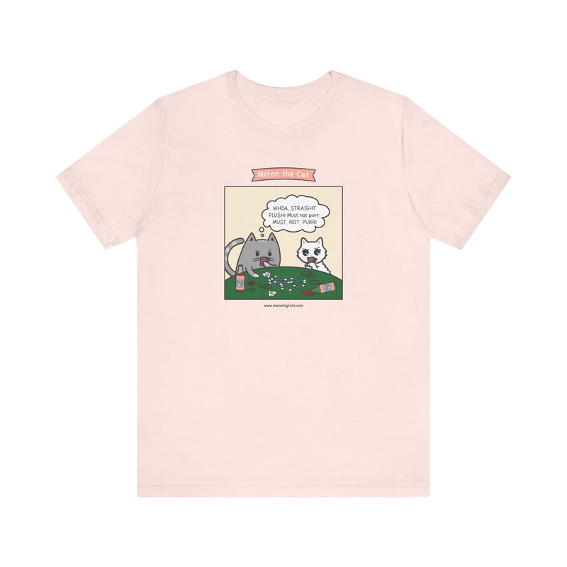 Cat Poker Comic T-Shirt