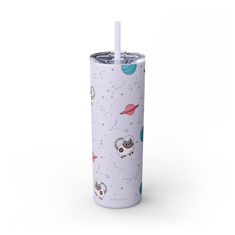 Space Cats Glitter Tumbler, 20oz