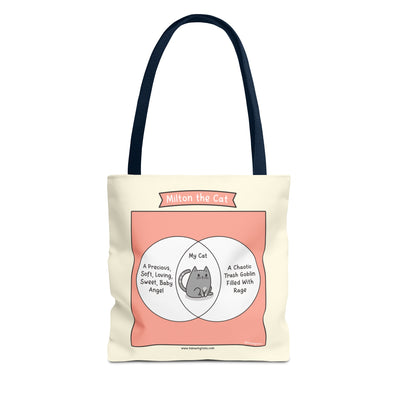Cat Venn Diagram Comic Tote Bag