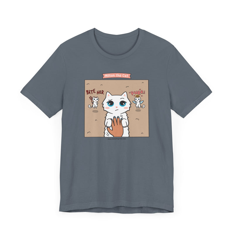 Tummy Rubs Cat Comic T-Shirt