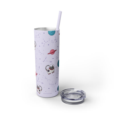 Space Cats Glitter Tumbler, 20oz