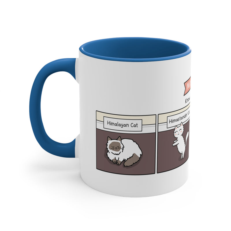 Know Your Cat Breeds Cat Comic Coffee Mug