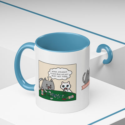 Cat Poker Comic Mug