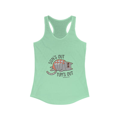 Sun's Out, Tum's Out Racerback Tank Top