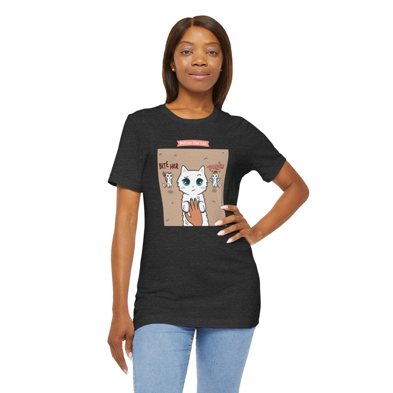 Tummy Rubs Cat Comic T-Shirt