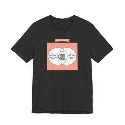 Cat Venn Diagram Comic T-Shirt