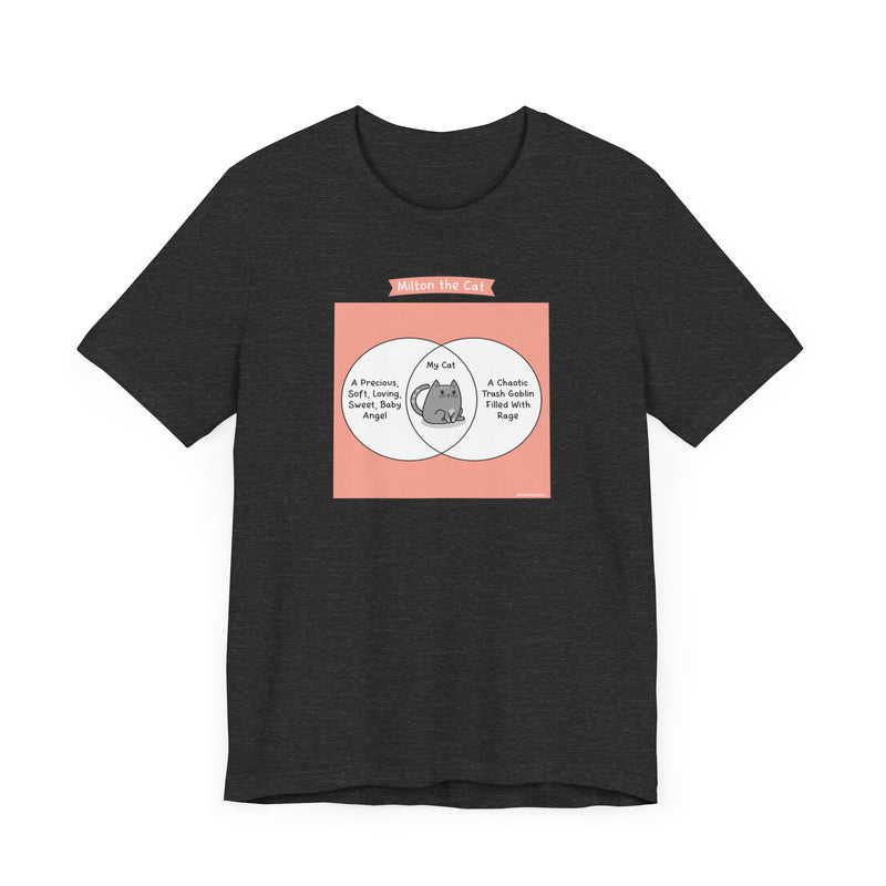 Cat Venn Diagram Comic T-Shirt