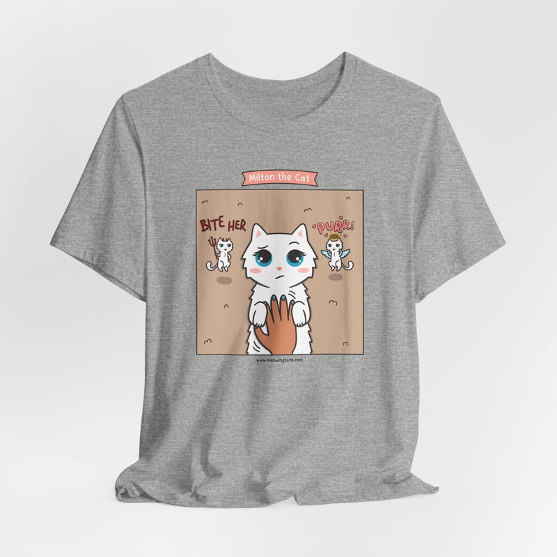 Tummy Rubs Cat Comic T-Shirt