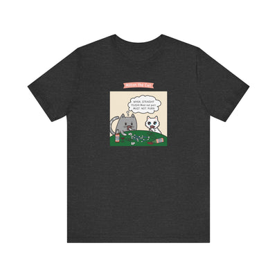 Cat Poker Comic T-Shirt