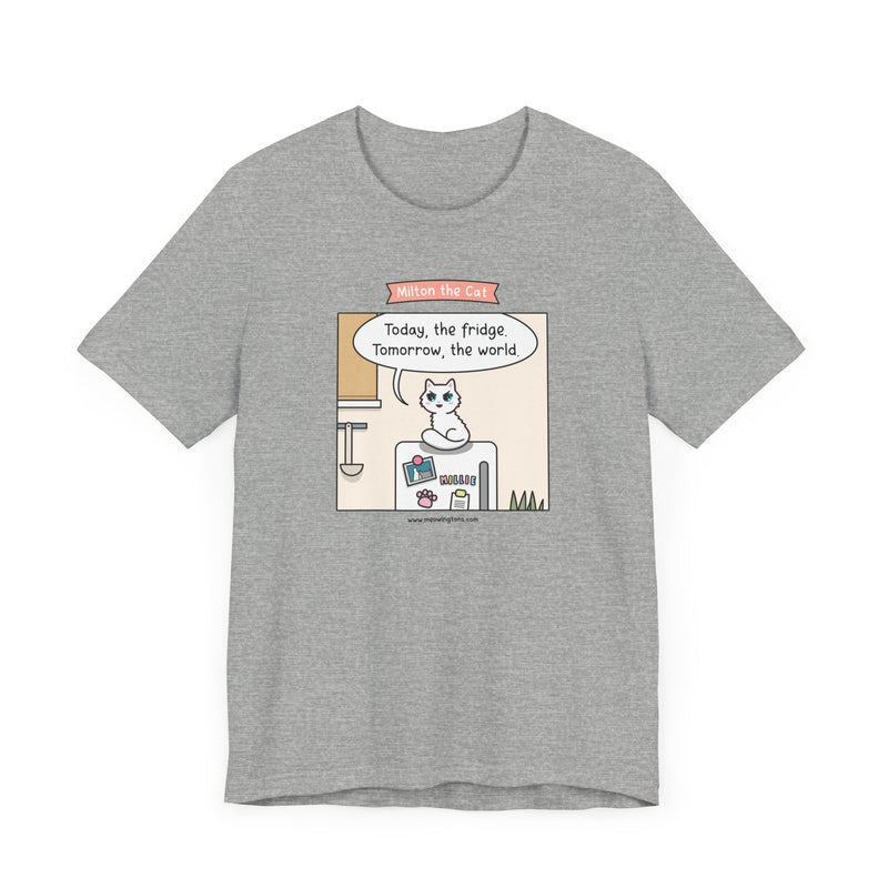 World Domination Cat Comic T-Shirt